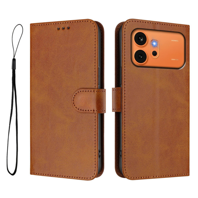 Housse Honor 600 Pro / 600 simili cuir anti-RFID avec porte-cartes et cordon