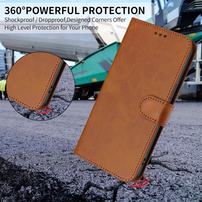 Housse Honor 600 Pro / 600 simili cuir anti-RFID avec porte-cartes et cordon