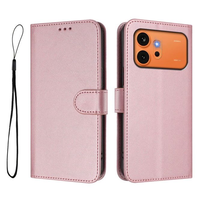 Housse Honor 600 Pro / 600 simili cuir anti-RFID avec porte-cartes et cordon