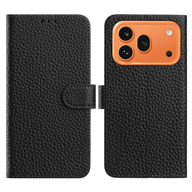 Housse Honor 600 Pro / 600 Cuir Véritable Litchi