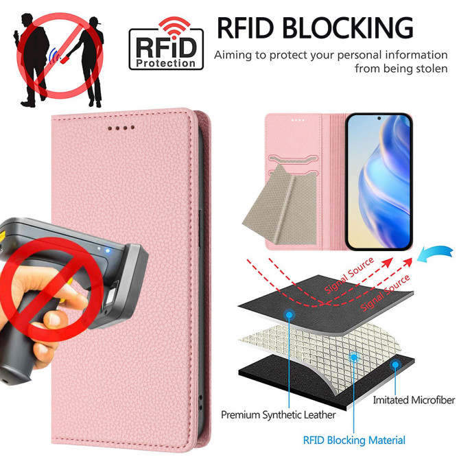 Housse Honor 600 Pro / 600 Portefeuille RFID