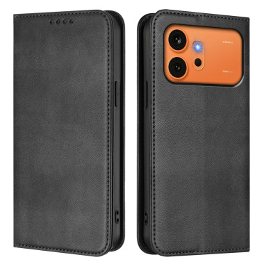 Housse Honor 600 Pro / 600 simili cuir rétro avec porte-cartes anti-RFID et support