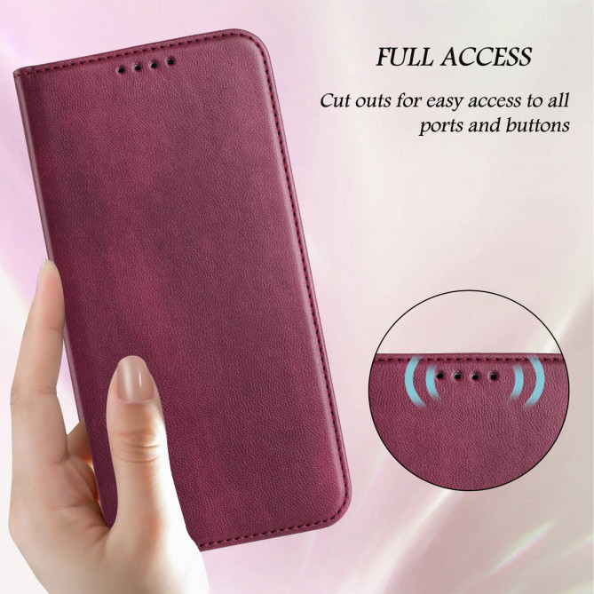 Housse Honor 600 Pro / 600 simili cuir rétro avec porte-cartes anti-RFID et support