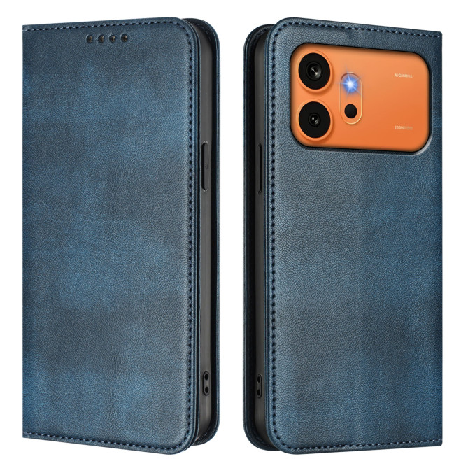 Housse Honor 600 Pro / 600 simili cuir rétro avec porte-cartes anti-RFID et support