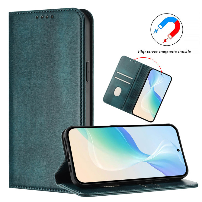 Housse Honor 600 Pro / 600 simili cuir rétro avec porte-cartes anti-RFID et support