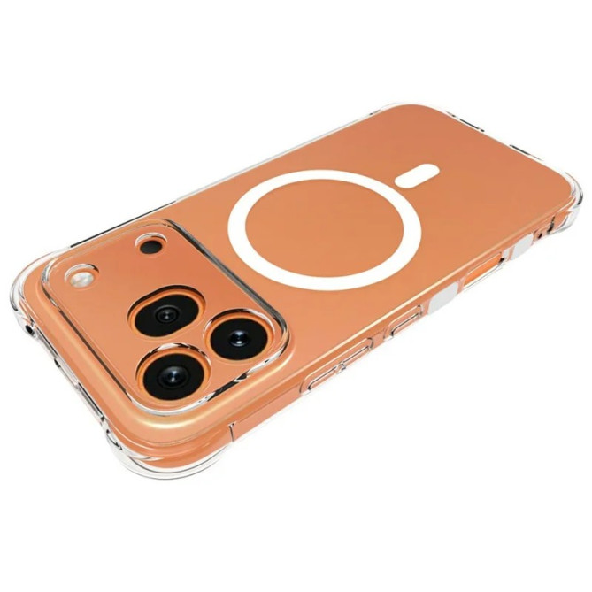 Coque Honor 600 Pro Transparente Magnétique avec Coins Renforcés