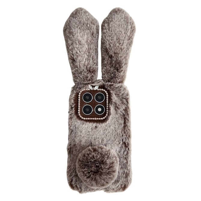 Coque Xiaomi 17 Lapin Fourrure 3D Strass