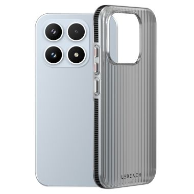 Coque Xiaomi 17 rigide à stries verticales effet prisme - Translucide