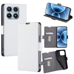 Housse Xiaomi 17 à rabat simili cuir avec double clip magnétique