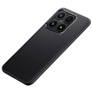 Coque Xiaomi 17 Simili Cuir Grainé Cache Caméra Métal