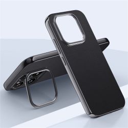 Coque Xiaomi 17 Simili Cuir Béquille Caméra Métal