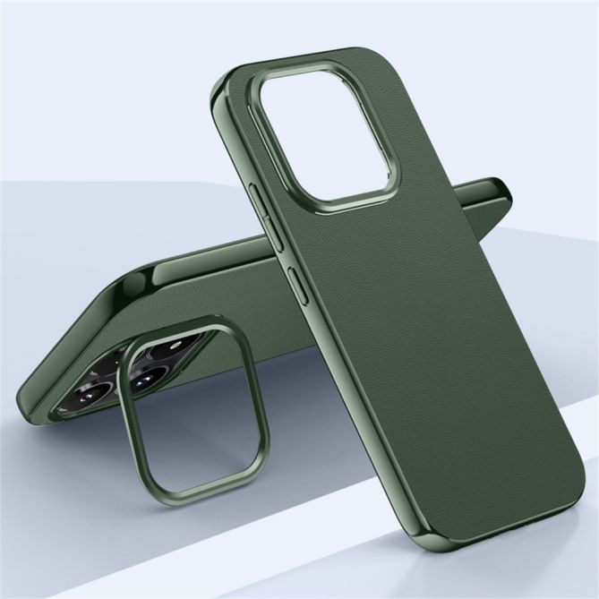 Coque Xiaomi 17 Simili Cuir Béquille Caméra Métal