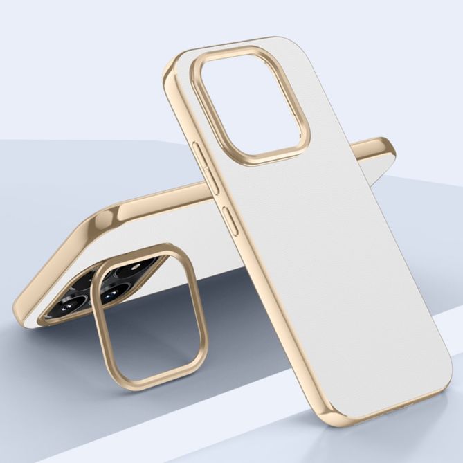 Coque Xiaomi 17 Simili Cuir Béquille Caméra Métal