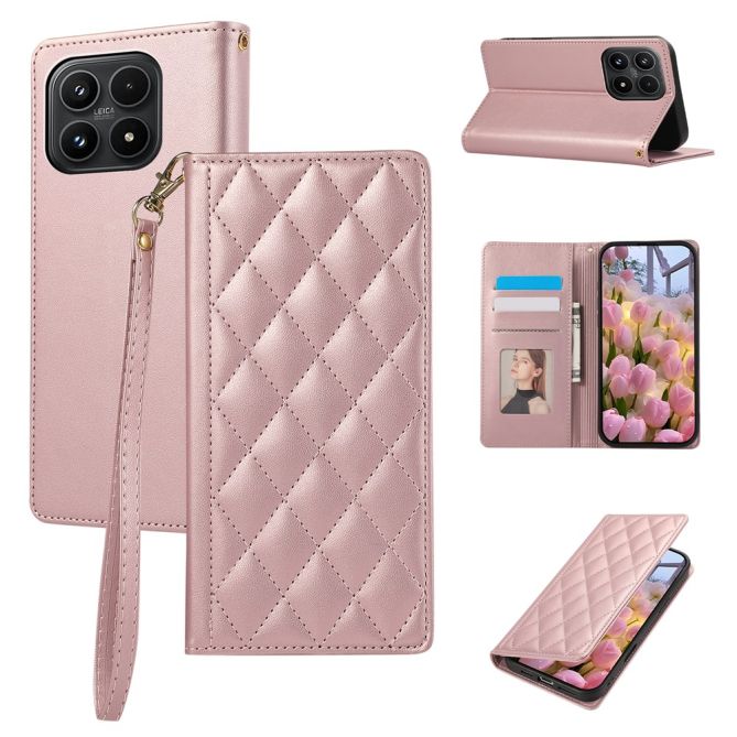 Housse Xiaomi 17 Capucine Matelassée Dragonne Dorée