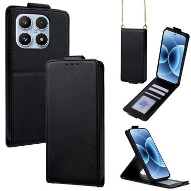 Étui Xiaomi 17 Flip Vertical Simili Cuir Chaîne