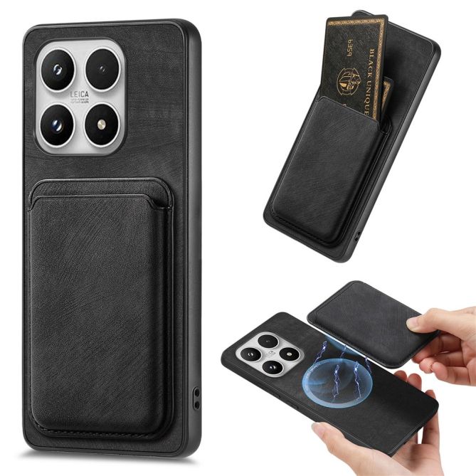 Coque Xiaomi 17 Simili Cuir Wallet Magnétique Amovible