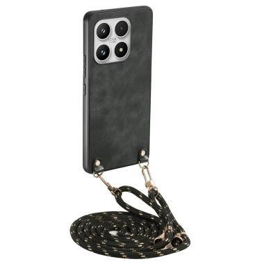 Coque Xiaomi 17 Passage Simili Cuir Cordon Bandoulière