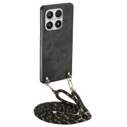 Coque Xiaomi 17 Passage Simili Cuir Cordon Bandoulière