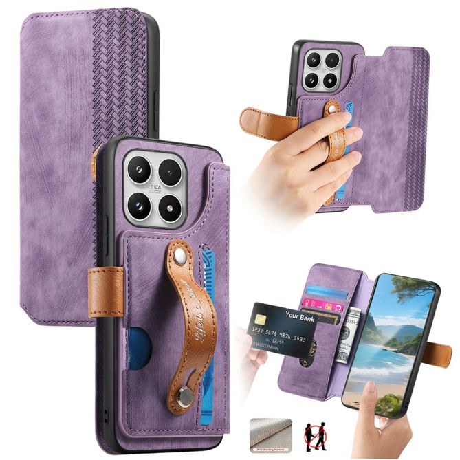 Étui Xiaomi 17 Adèle Simili Cuir Portefeuille