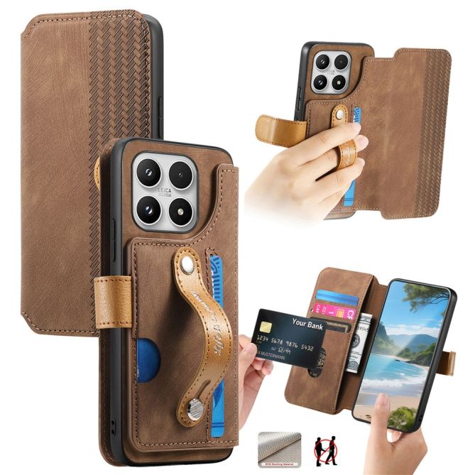 Étui Xiaomi 17 Adèle Simili Cuir Portefeuille