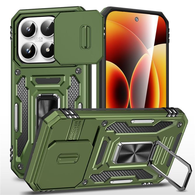 Coque Xiaomi 17 Cuirasse Anneau Cache Caméra