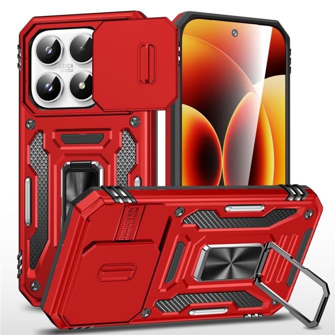 Coque Xiaomi 17 Cuirasse Anneau Cache Caméra