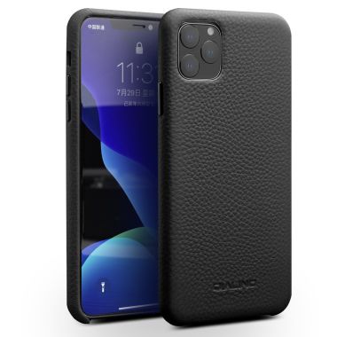 Coque iPhone 11 Pro Max Cuir Grain Litchi