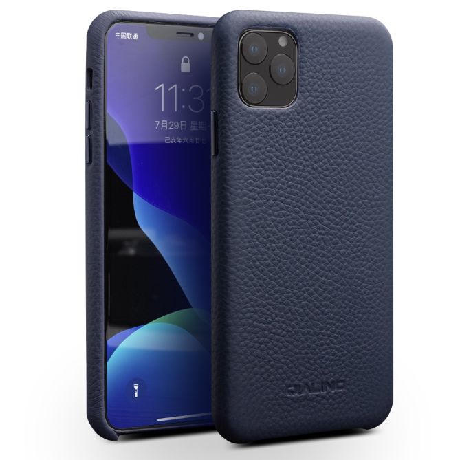 Coque iPhone 11 Pro Max Cuir Grain Litchi