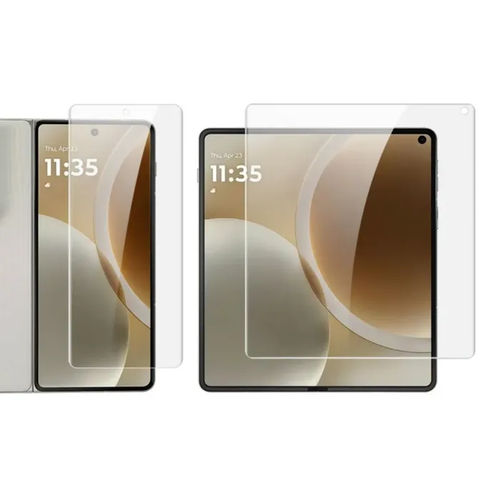 Film de protection Motorola Razr Fold pour les deux écrans, lot de 2