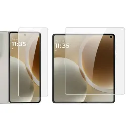 Film de protection Motorola Razr Fold pour les deux écrans, lot de 2