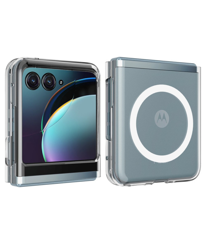 Coque motorola razr 70 Magnétique Transparente