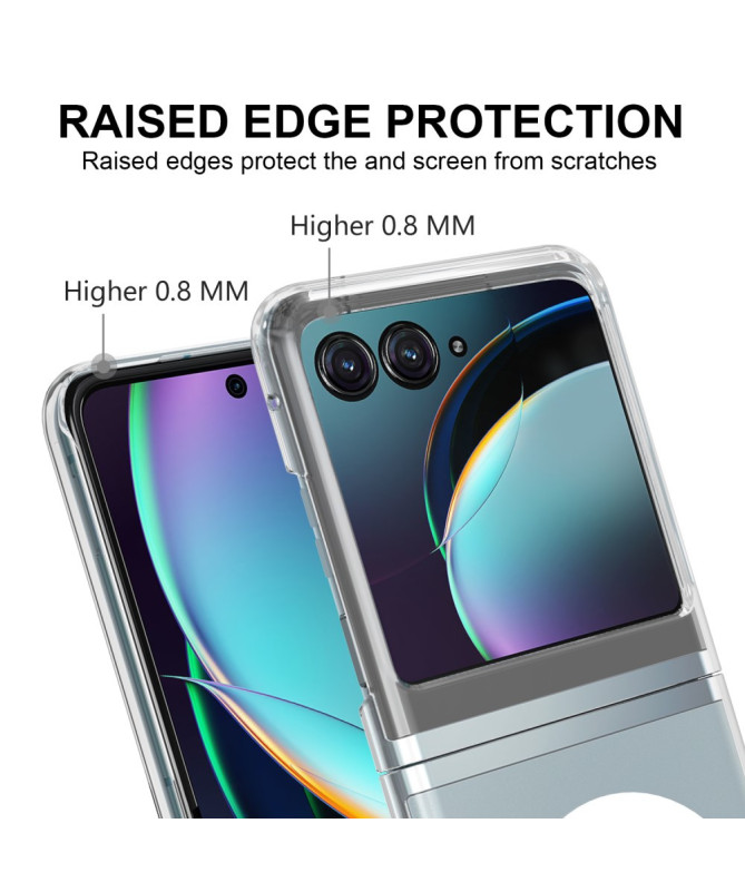 Coque motorola razr 70 Magnétique Transparente