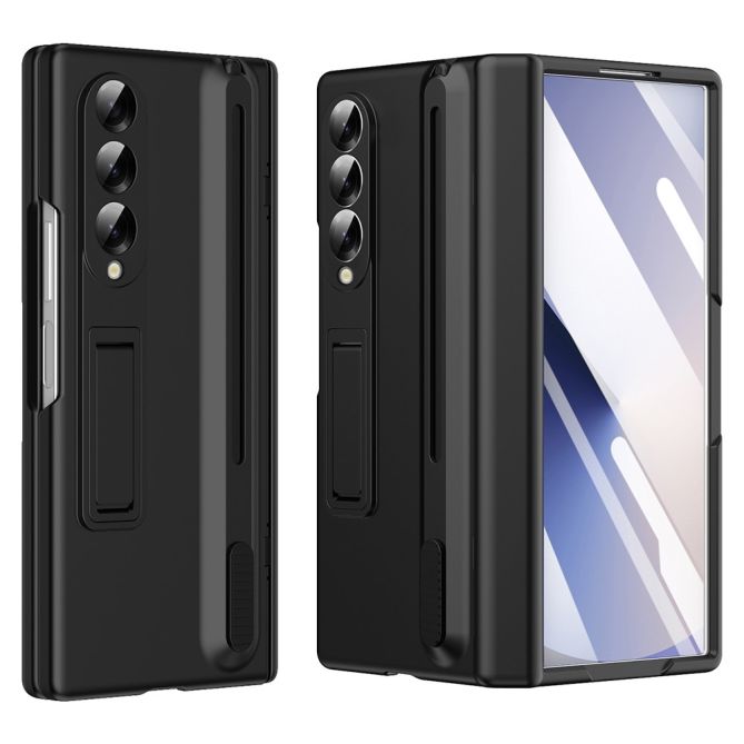 Coque Samsung Galaxy Z Fold 4 avec stylet, béquille et verre trempé