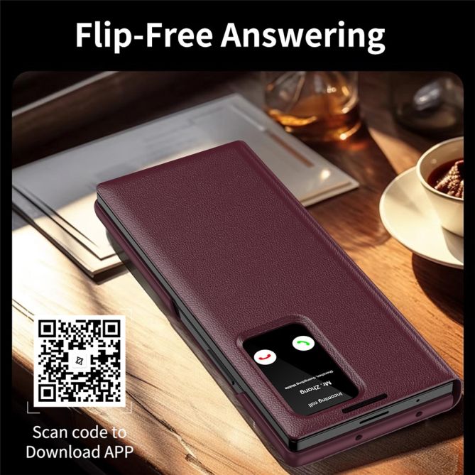Etui Samsung Galaxy Z Fold 4 Smart View Fenêtre Intelligente