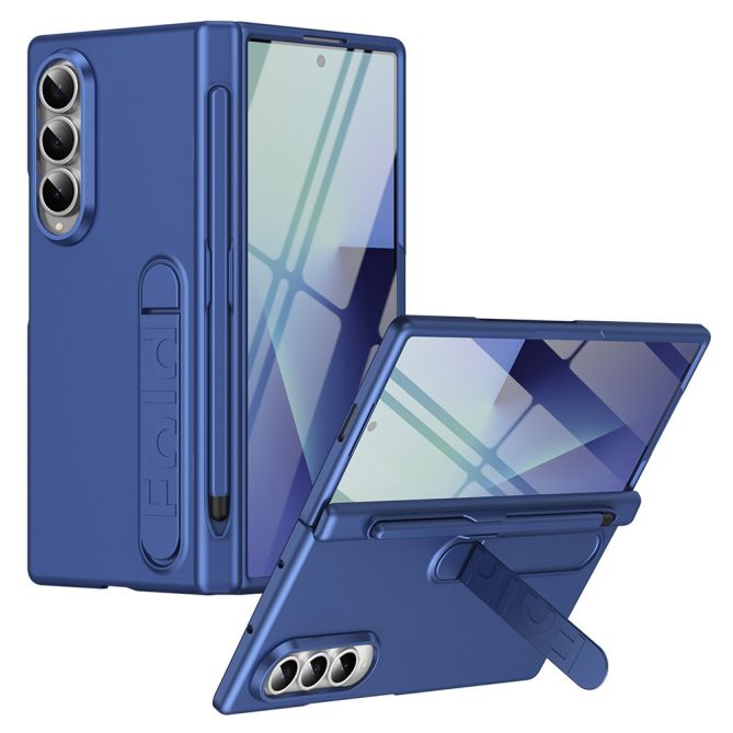 Coque Samsung Galaxy Z Fold 4 avec béquille, emplacement stylet et film protecteur