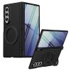 Coque Samsung Galaxy Z Fold 4 avec anneau rotatif, emplacement stylet et verre trempé