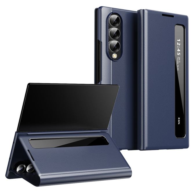 Housse Samsung Galaxy Z Fold 4 à rabat avec fenêtre d'affichage