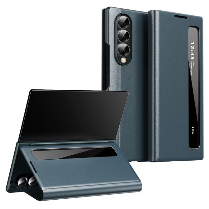 Housse Samsung Galaxy Z Fold 4 à rabat avec fenêtre d'affichage