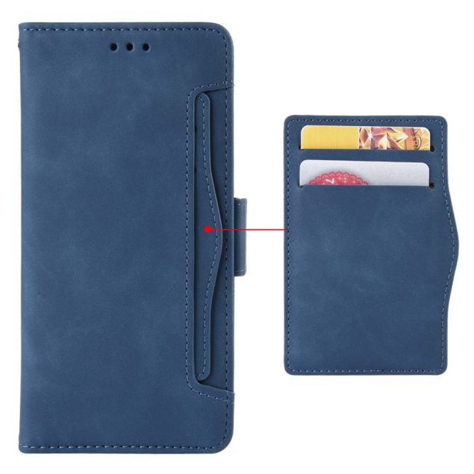 Multiple Card Slots Phone Case for Samsung Galaxy Z Fold4 5G, PU Leather Folio Flip Cover with Wallet / Stand