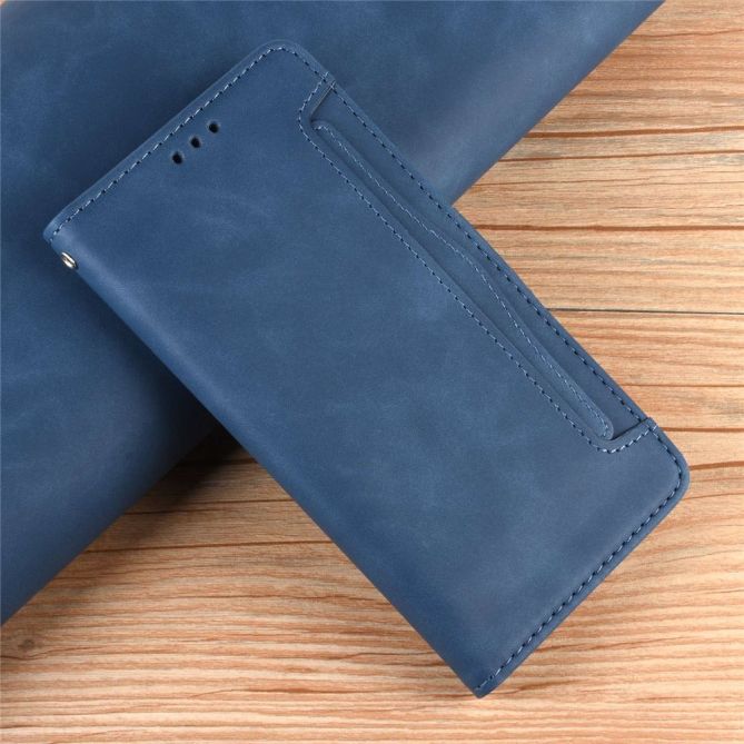 Multiple Card Slots Phone Case for Samsung Galaxy Z Fold4 5G, PU Leather Folio Flip Cover with Wallet / Stand