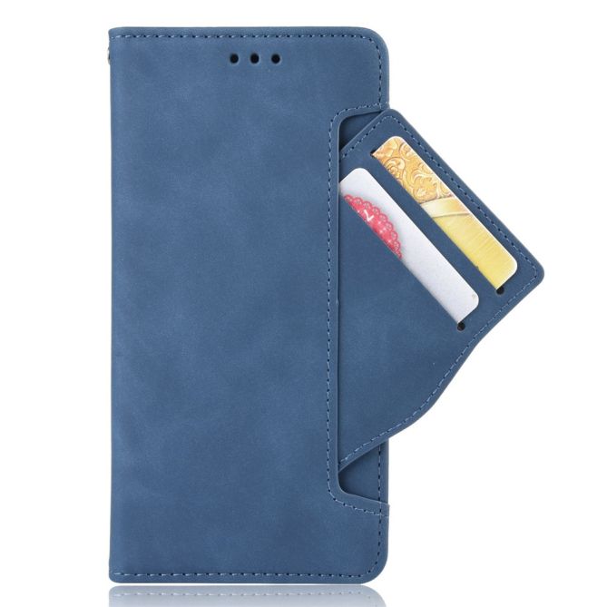 Multiple Card Slots Phone Case for Samsung Galaxy Z Fold4 5G, PU Leather Folio Flip Cover with Wallet / Stand