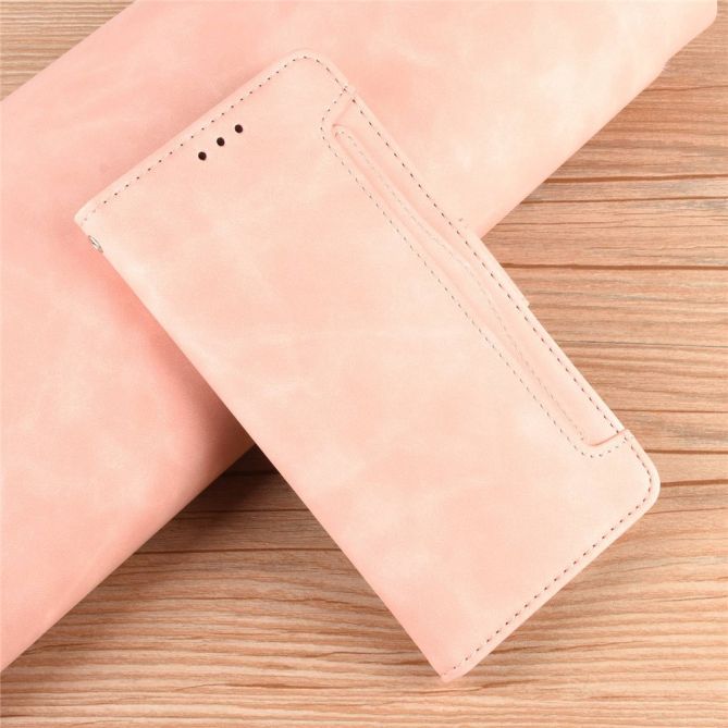 Multiple Card Slots Phone Case for Samsung Galaxy Z Fold4 5G, PU Leather Folio Flip Cover with Wallet / Stand