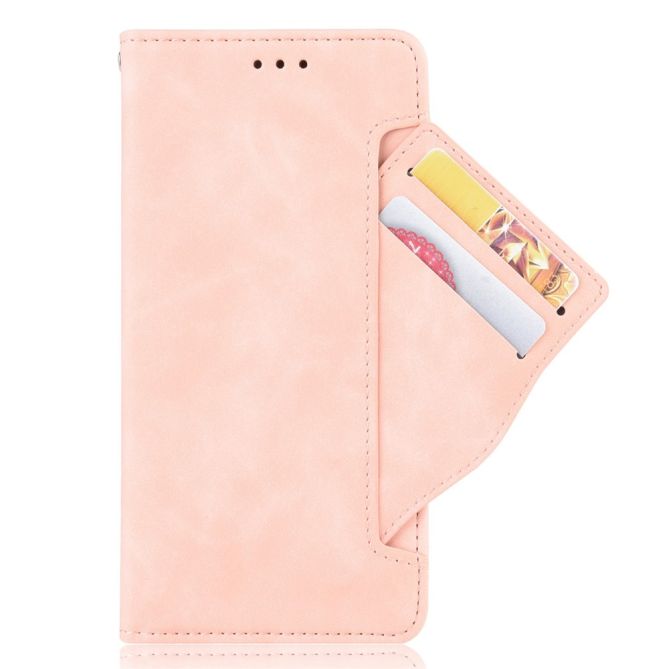 Multiple Card Slots Phone Case for Samsung Galaxy Z Fold4 5G, PU Leather Folio Flip Cover with Wallet / Stand