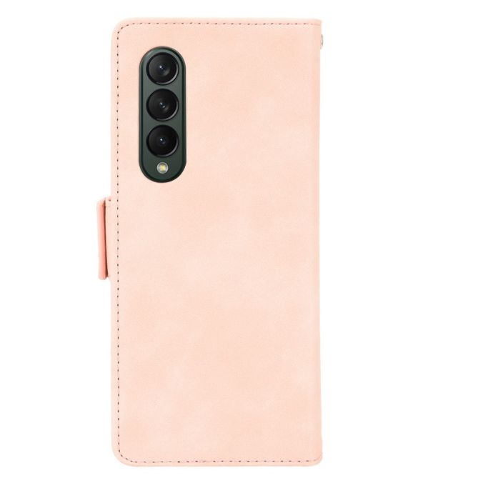 Multiple Card Slots Phone Case for Samsung Galaxy Z Fold4 5G, PU Leather Folio Flip Cover with Wallet / Stand