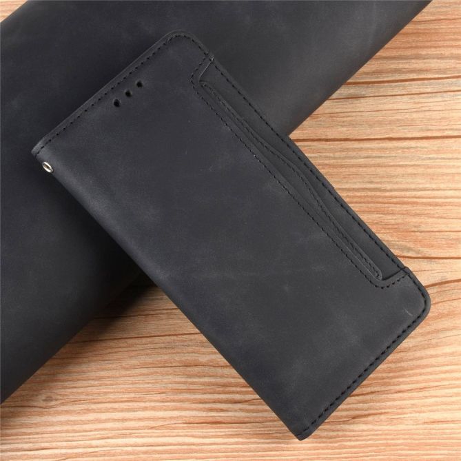 Multiple Card Slots Phone Case for Samsung Galaxy Z Fold4 5G, PU Leather Folio Flip Cover with Wallet / Stand
