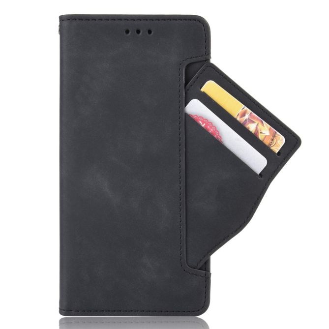 Multiple Card Slots Phone Case for Samsung Galaxy Z Fold4 5G, PU Leather Folio Flip Cover with Wallet / Stand