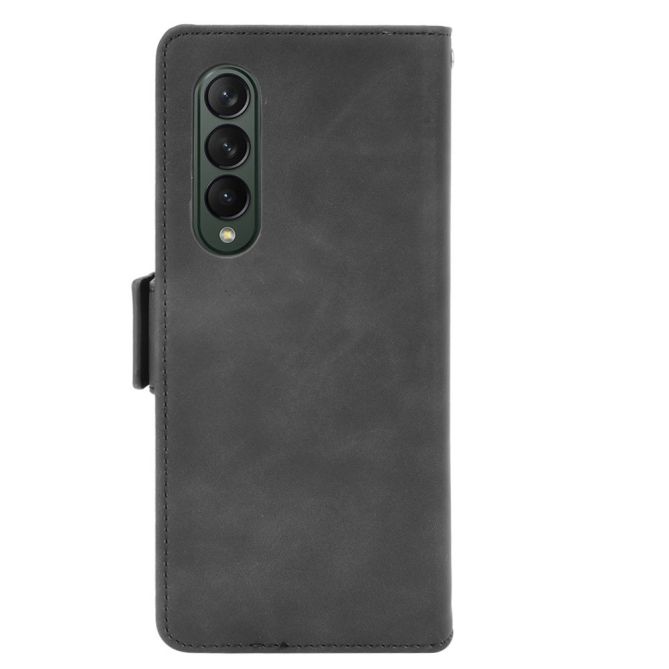 Multiple Card Slots Phone Case for Samsung Galaxy Z Fold4 5G, PU Leather Folio Flip Cover with Wallet / Stand