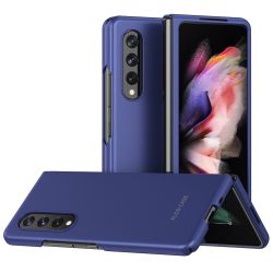 For Samsung Galaxy Z Fold4 5G Skin Touch Phone Case with Folding Design Hard PC Protective Cover