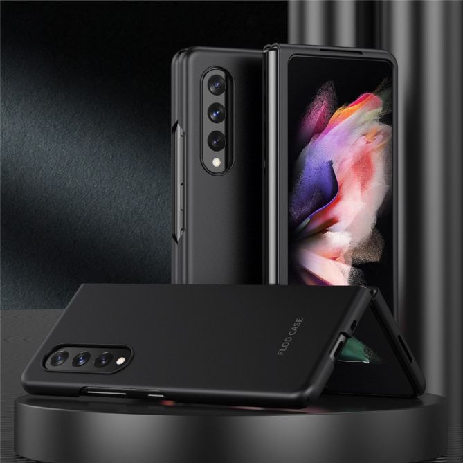 For Samsung Galaxy Z Fold4 5G Skin Touch Phone Case with Folding Design Hard PC Protective Cover