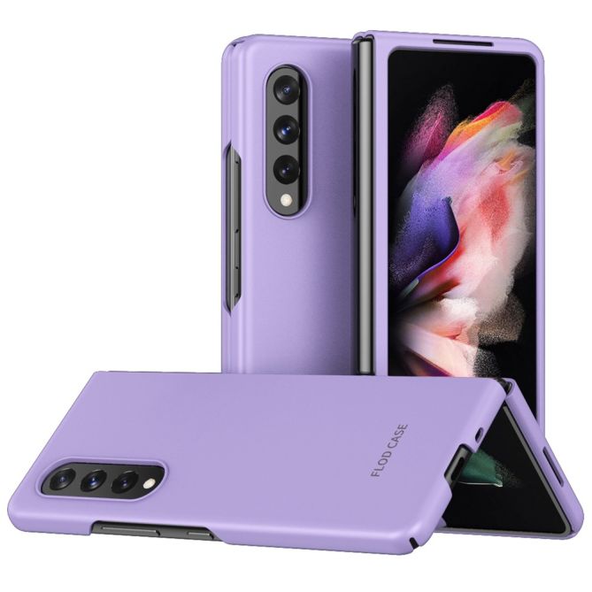 For Samsung Galaxy Z Fold4 5G Skin Touch Phone Case with Folding Design Hard PC Protective Cover